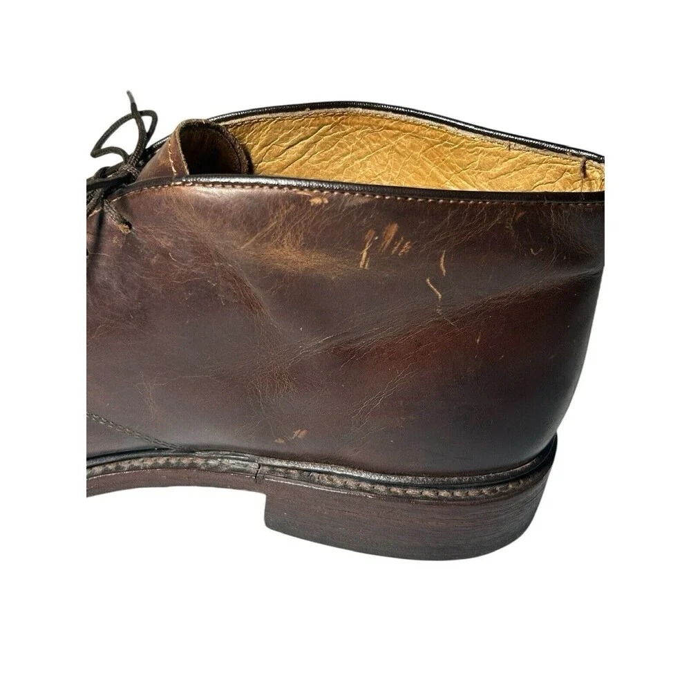 Frye James Chukka Boots Brown Leather 87880 Men's 11.5 D